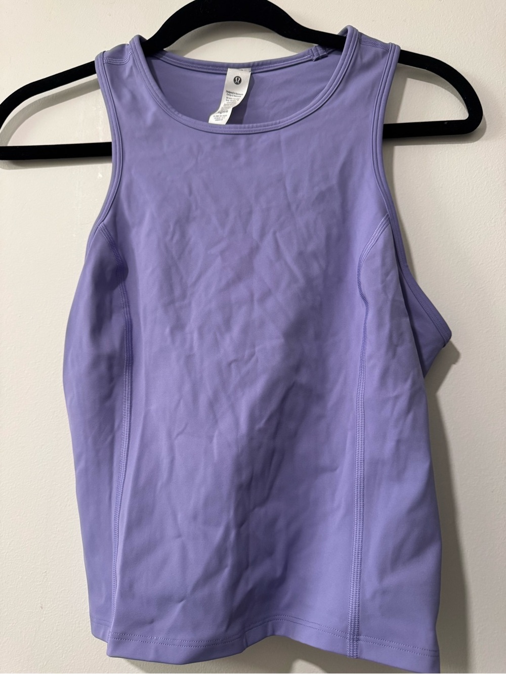 NWT LULULEMON - Nulux Racerback Cropped Run Tank Dark Lavender - $68 - 8